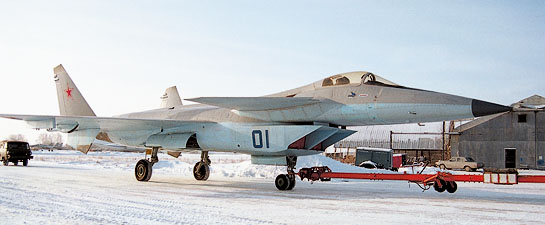 The MiG 1.44 prototype performed only two test flights, but the lightweight LMFS will draw heavily on this aircraft's general configuration. Photo: Piotr Butowski